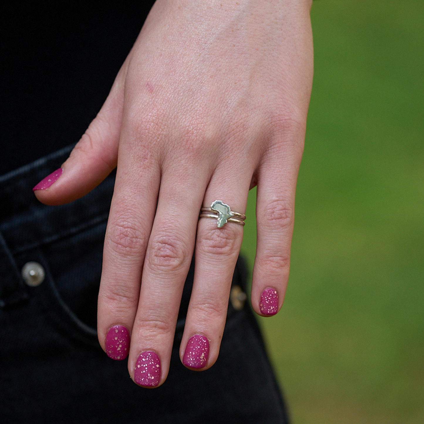 African Map Ring