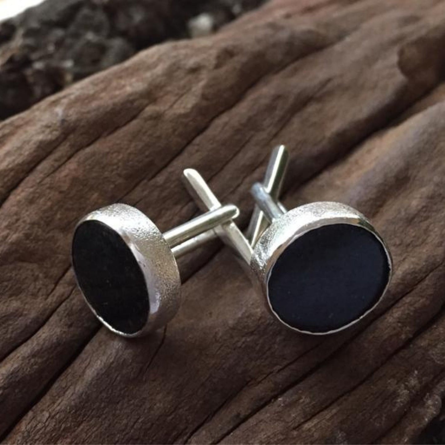 Granite and Matobo inspired Cufflinks Made in Zimbabwe 