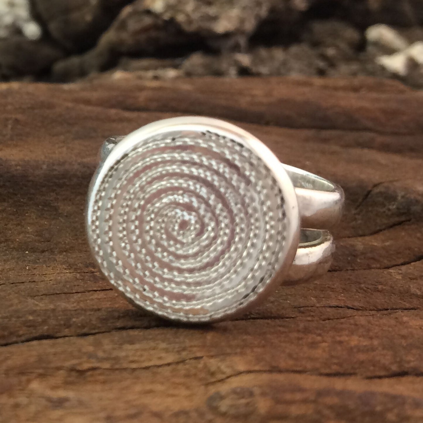 925 Ndoro Double band Ring made by The Zuri Collection 