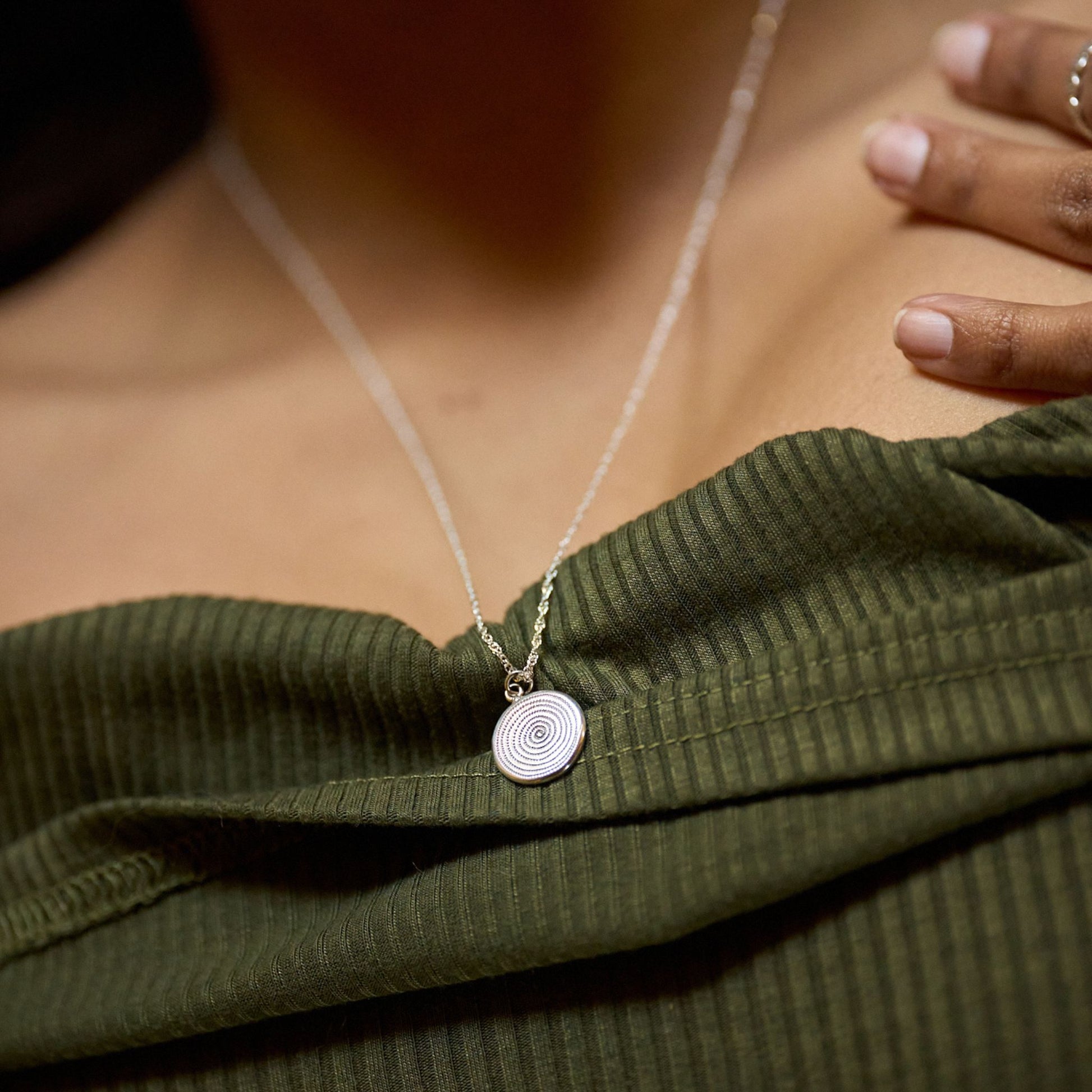 Sterling Silver Single Pendant Ndoro Necklace Made in Bulawayo 
